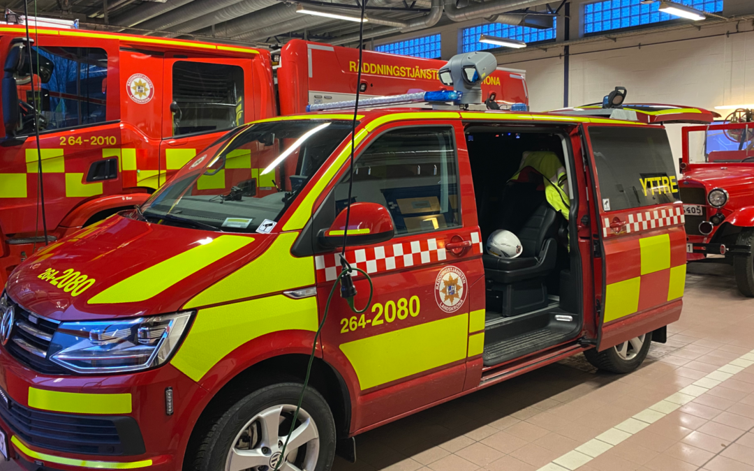 New incident command vehicle for the fire department in Landskrona