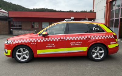 Ny bil til vakthavende brannchef i Salten Brann IKS